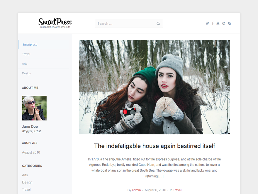smartpress theme screenshot