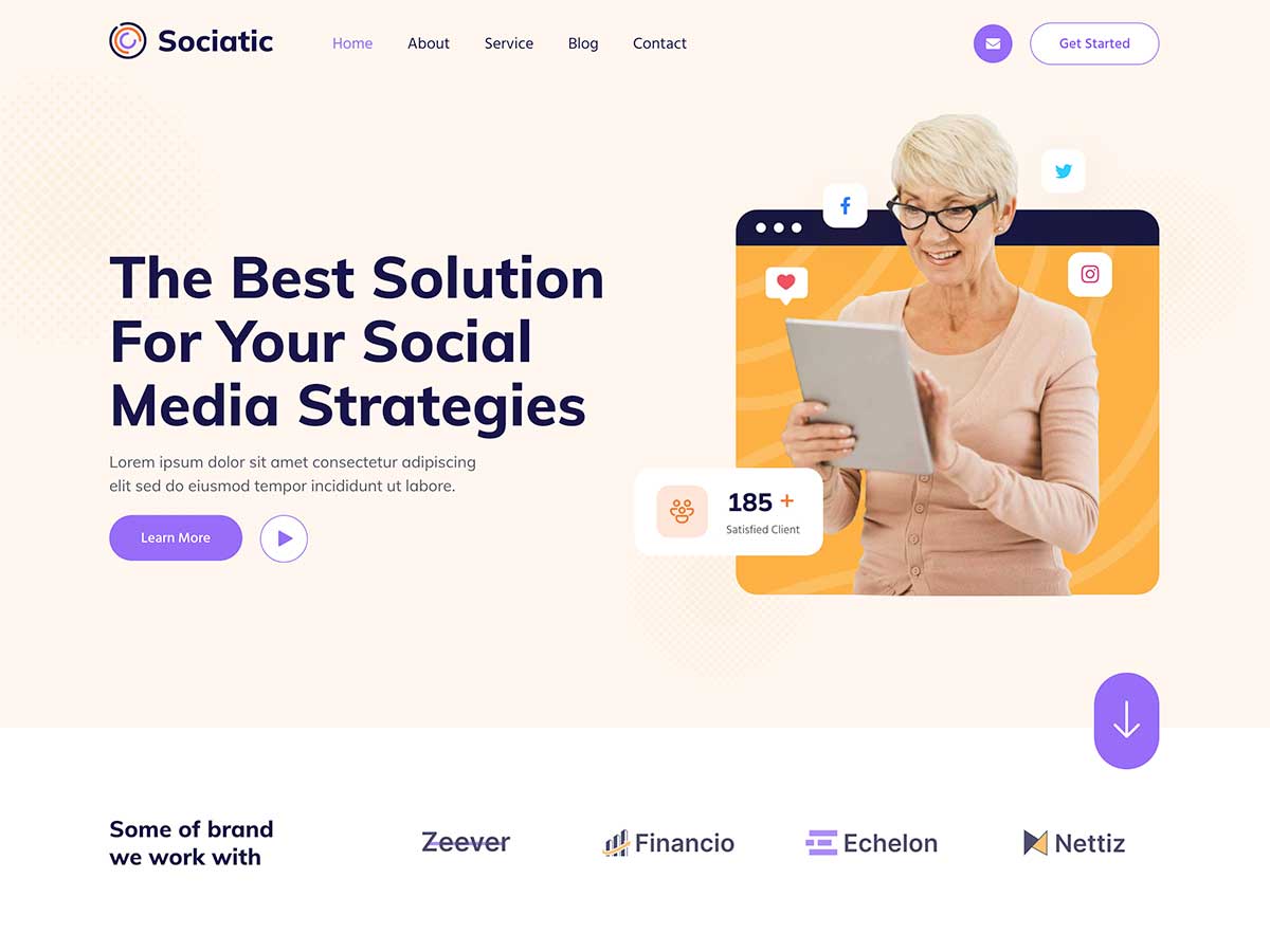 Sociatic theme screenshot