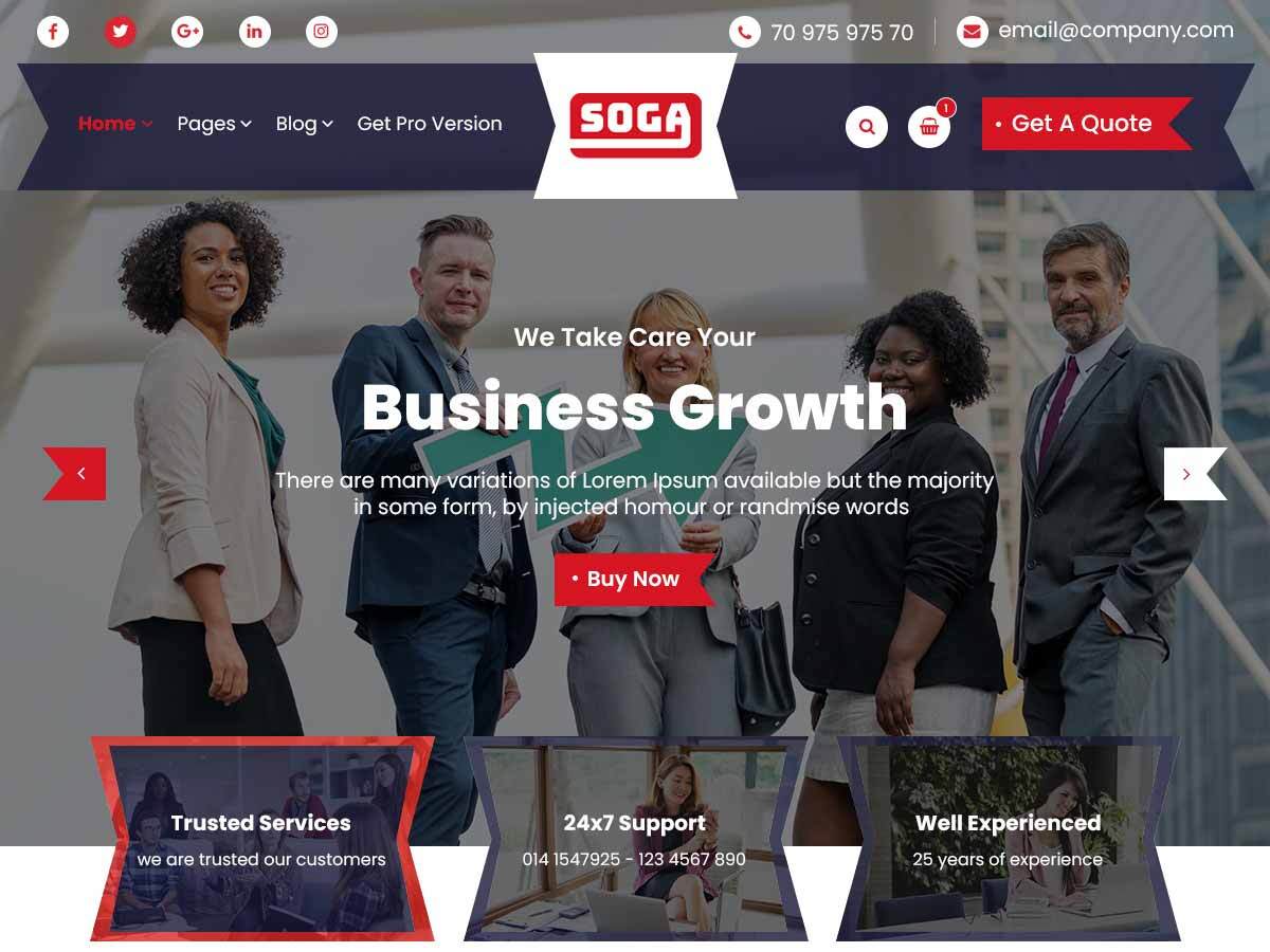 Soga theme screenshot