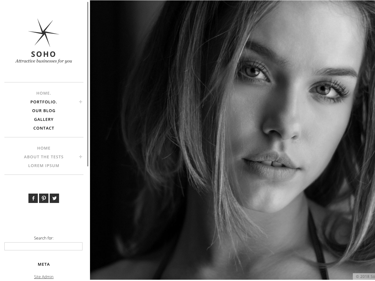 Soho Lite theme screenshot