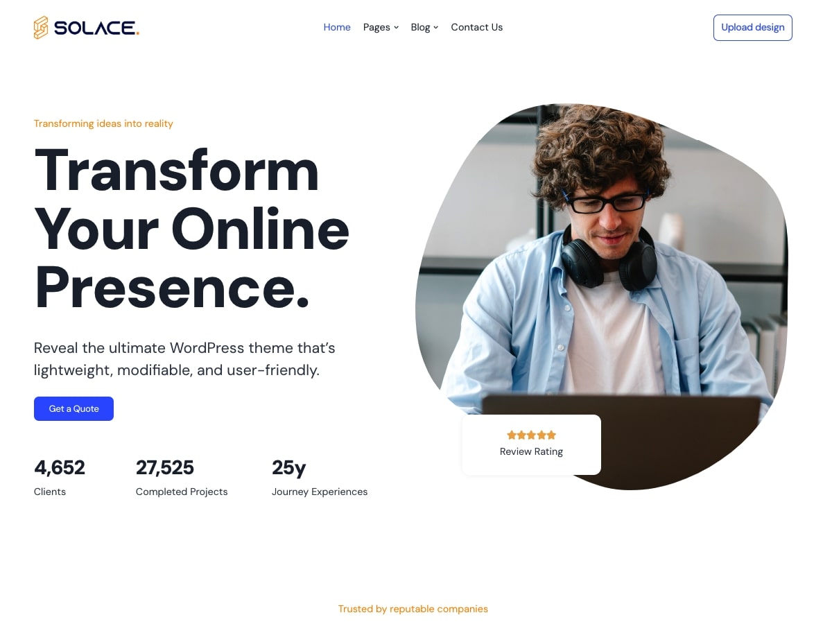 Solace theme screenshot