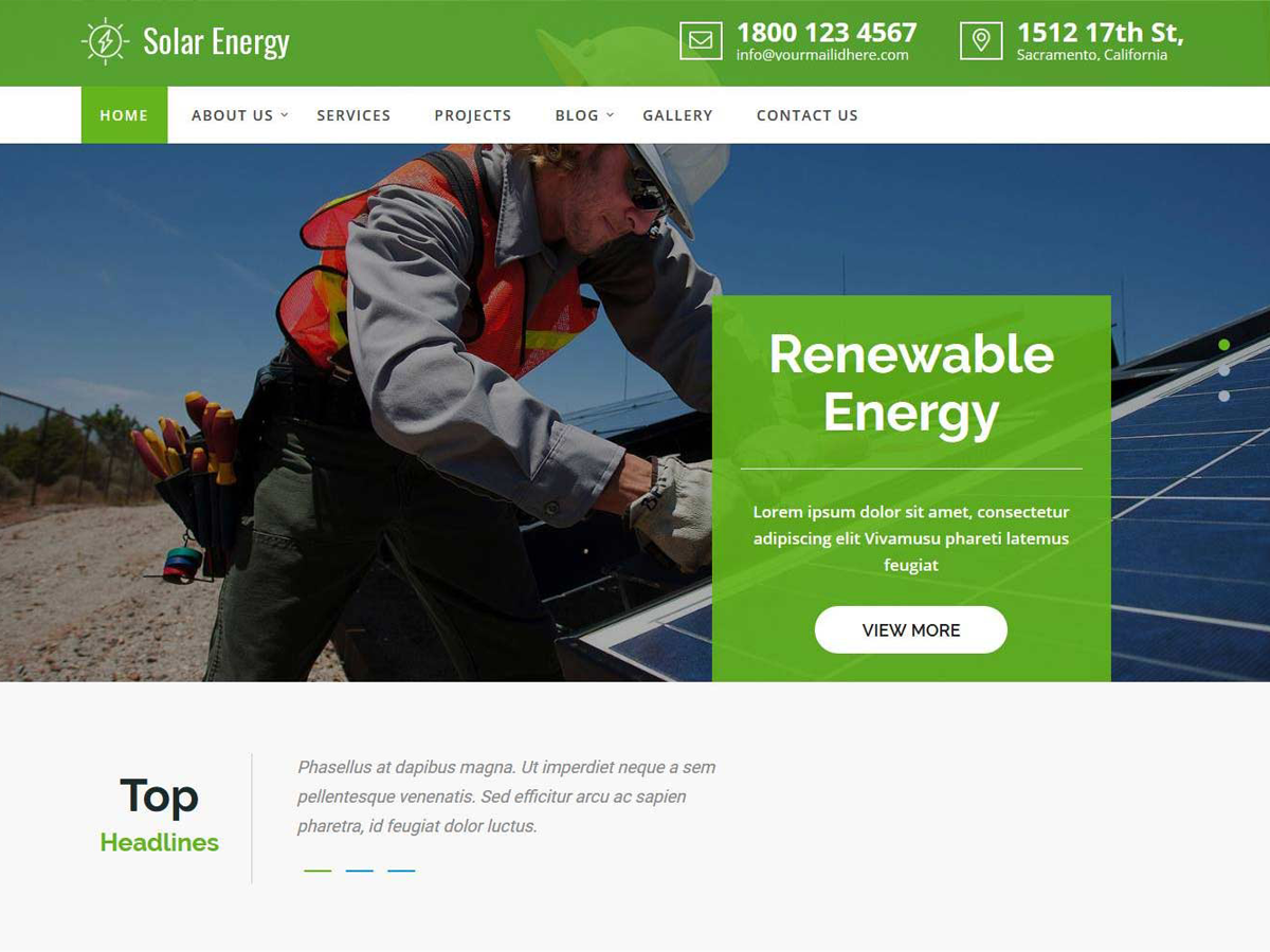 Solar Lite theme screenshot