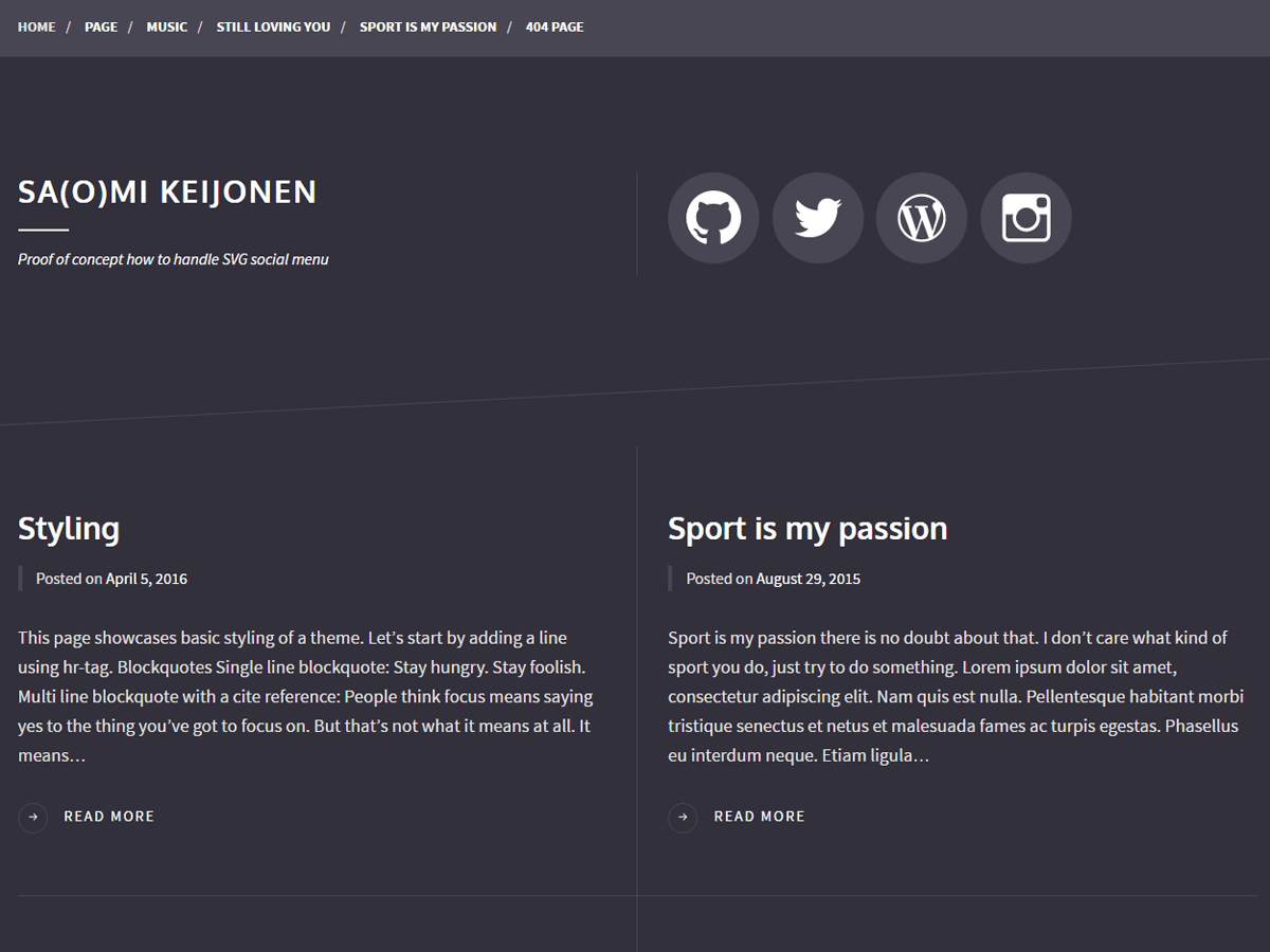 Some theme screenshot