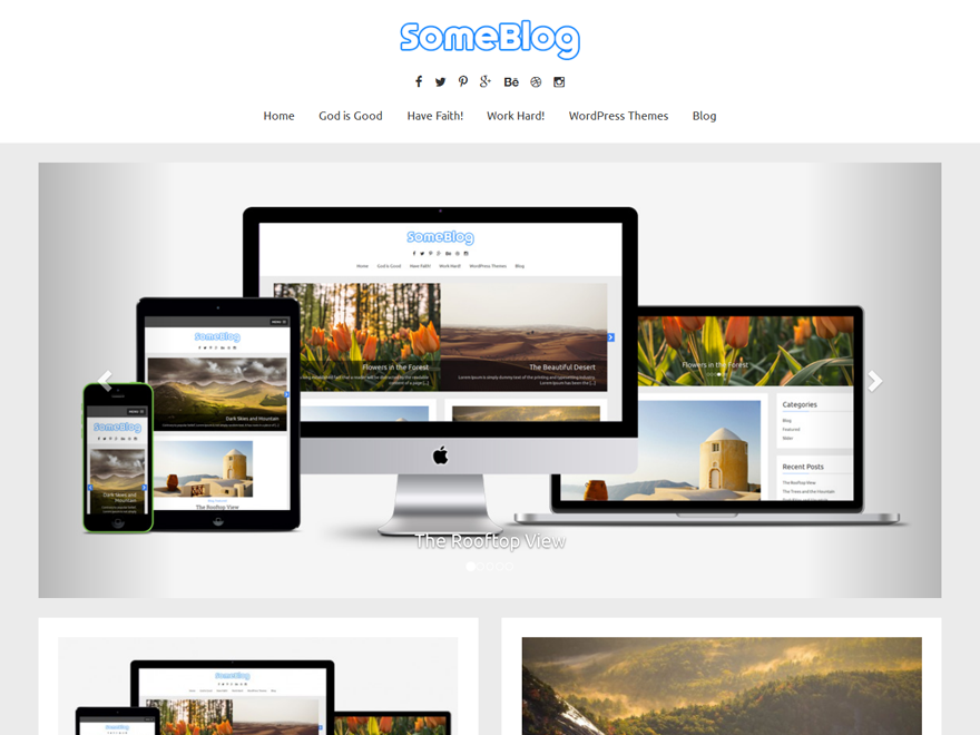 SomeBlog theme screenshot