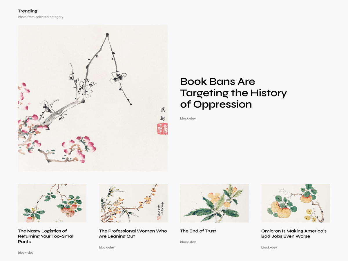 Spaceblock theme screenshot