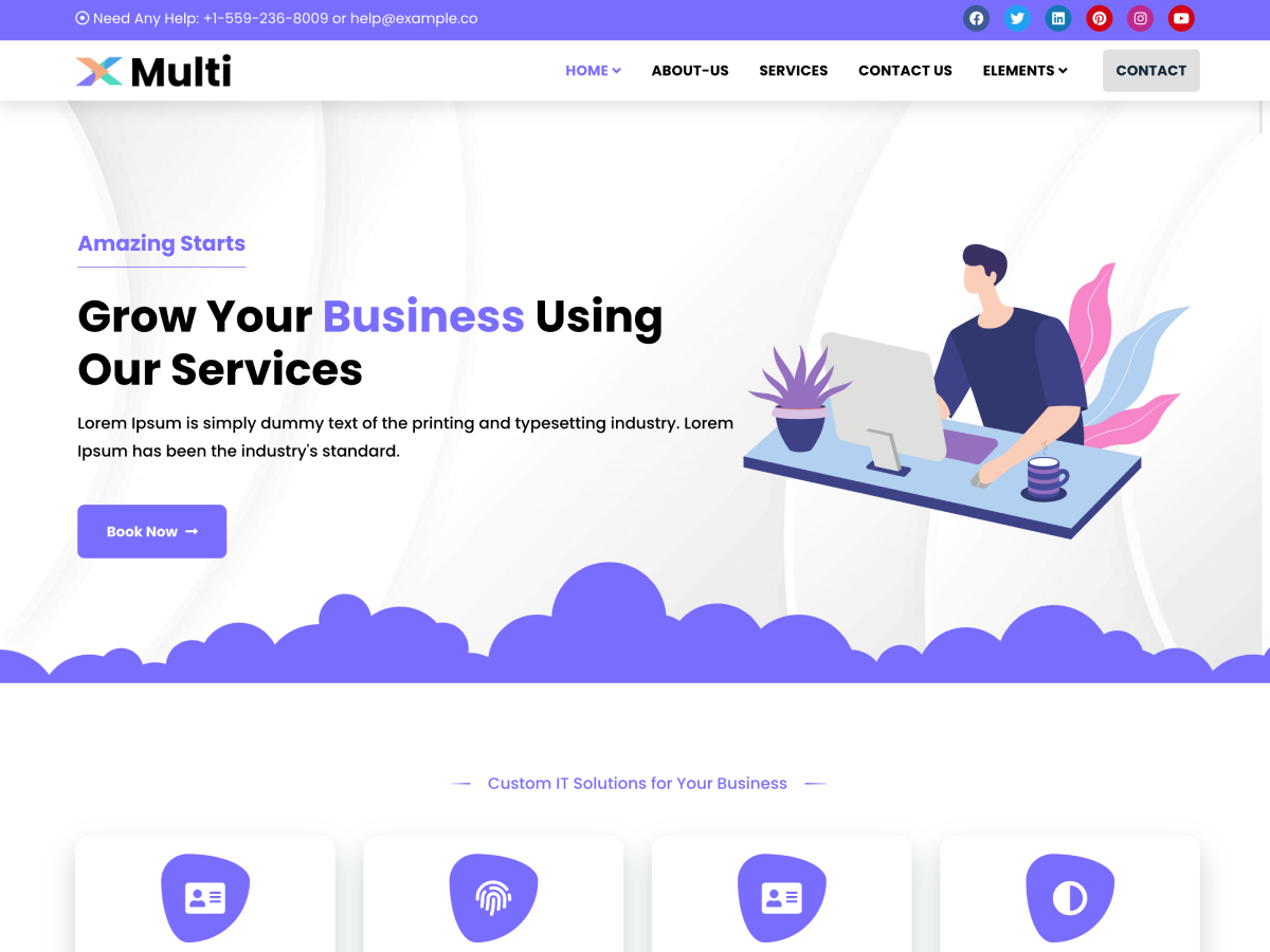 Spark Multipurpose theme screenshot