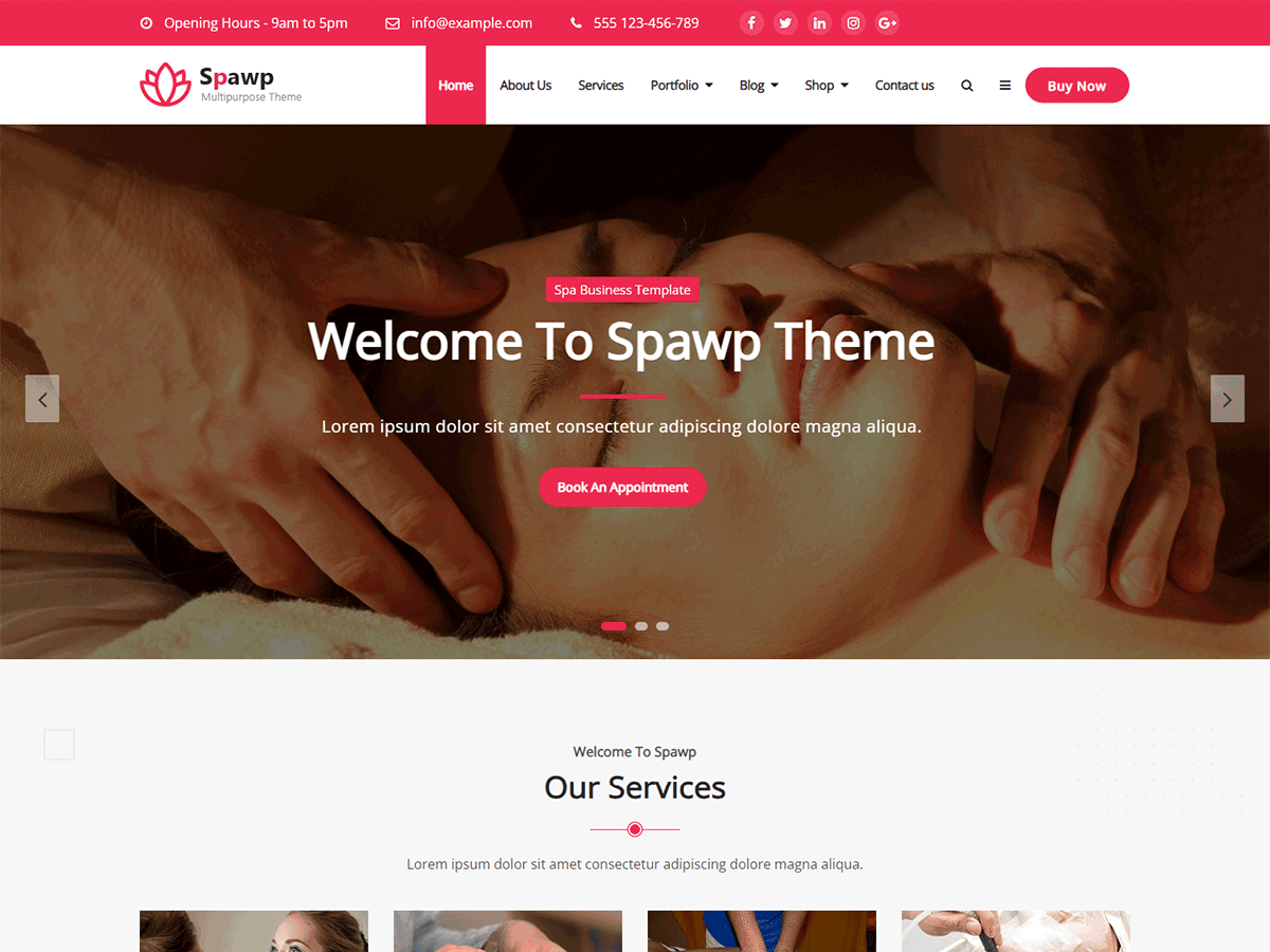 Spawp theme screenshot