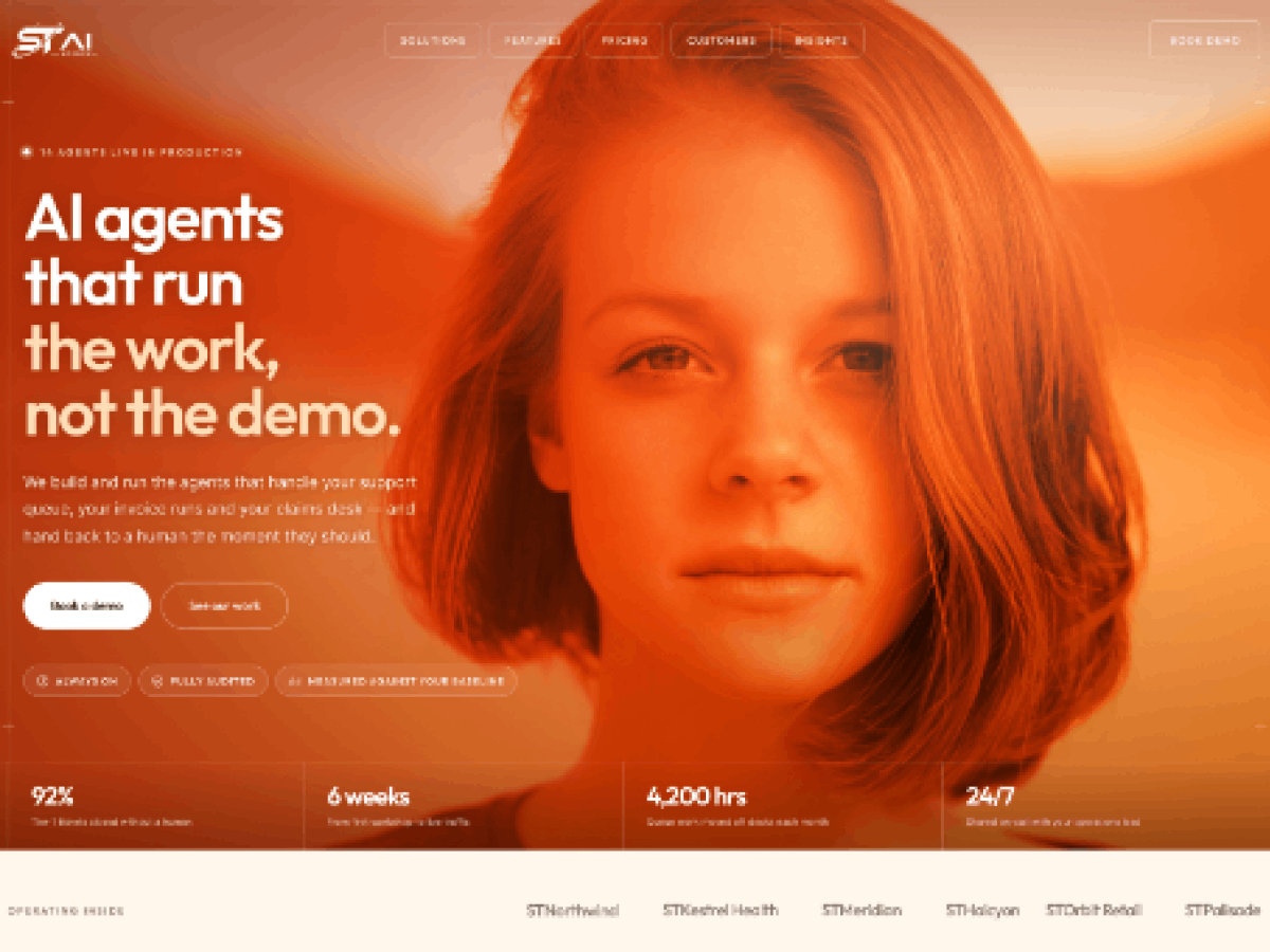 ST AI Agency theme screenshot