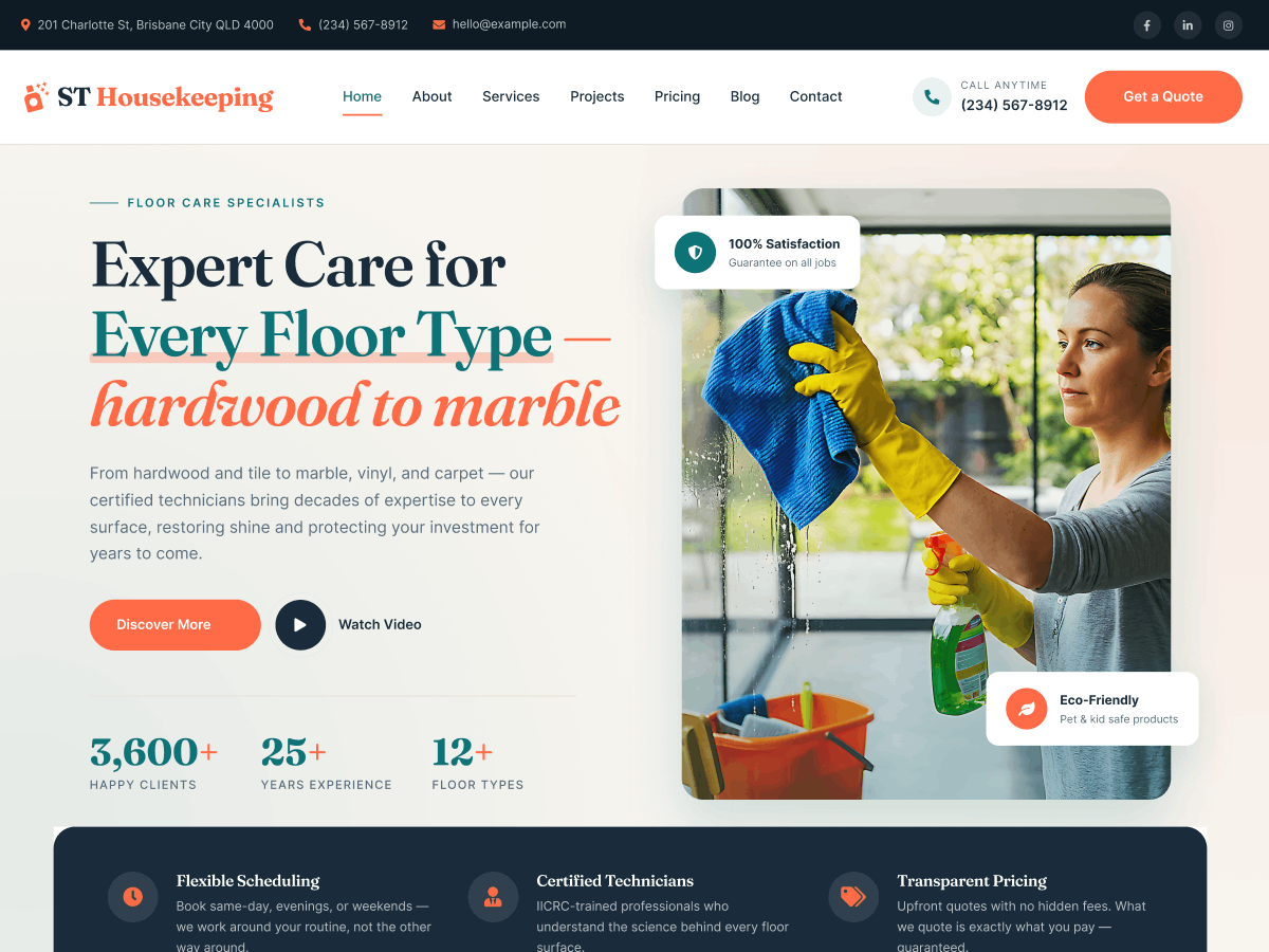 ST Housekeeping theme screenshot