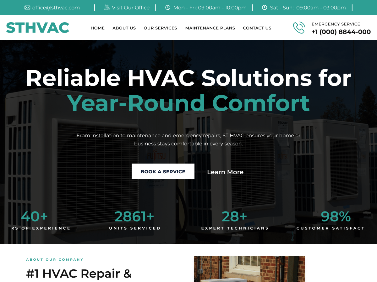ST Hvac theme screenshot