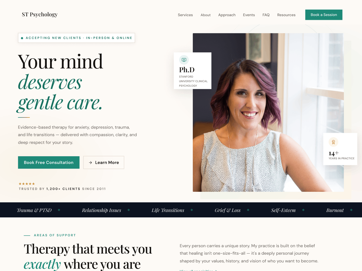 ST Psychology theme screenshot