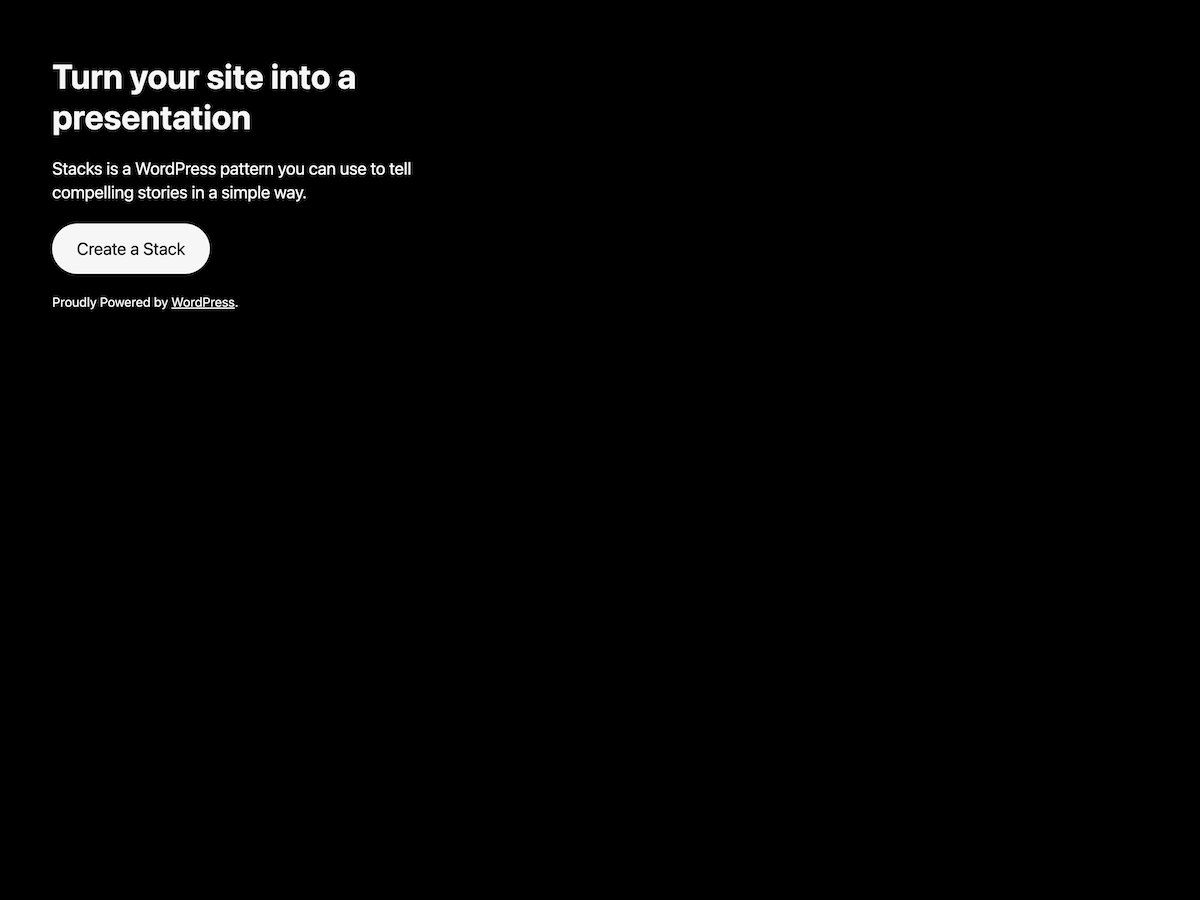 Stacks theme screenshot