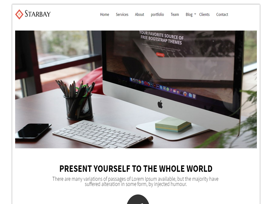 Starbay theme screenshot