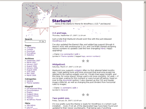 Starburst theme screenshot