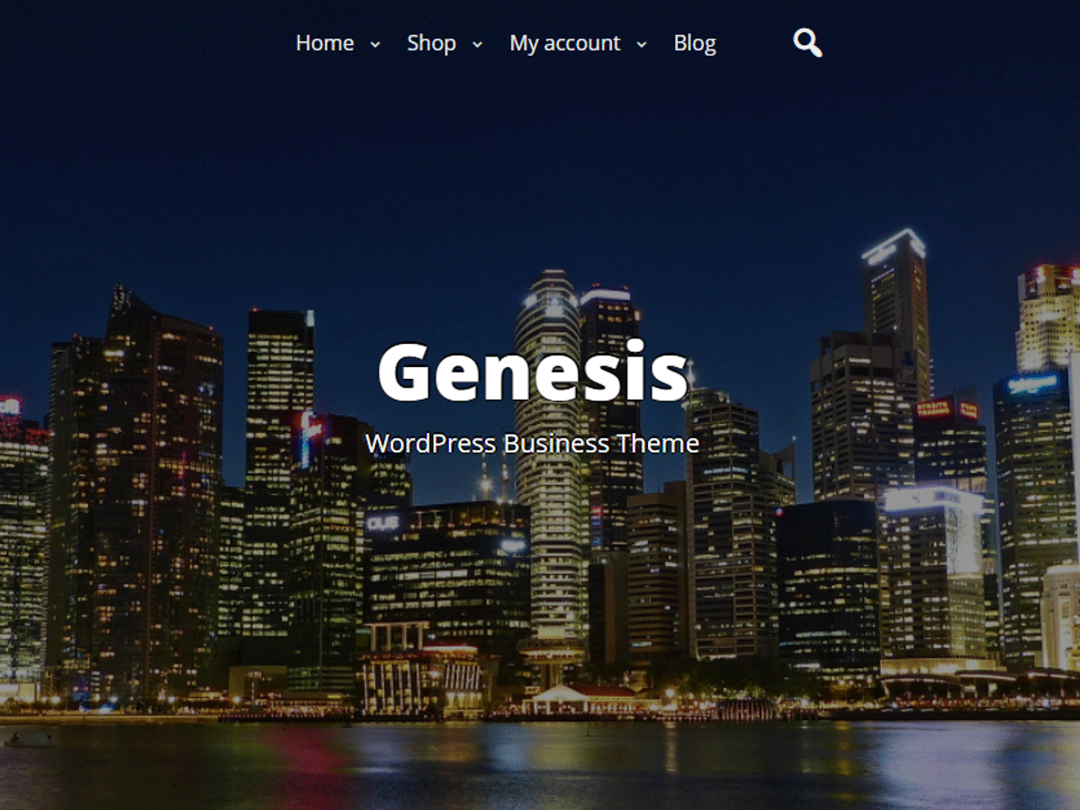 Startinger theme screenshot