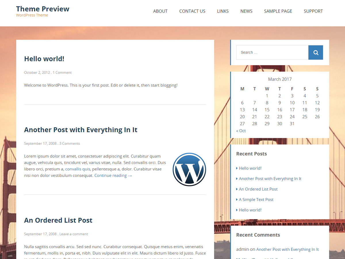 staymore theme screenshot