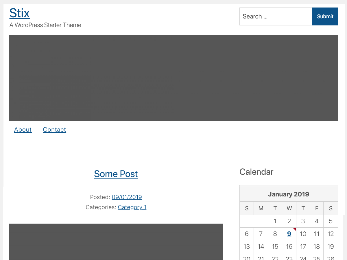 Stix theme screenshot