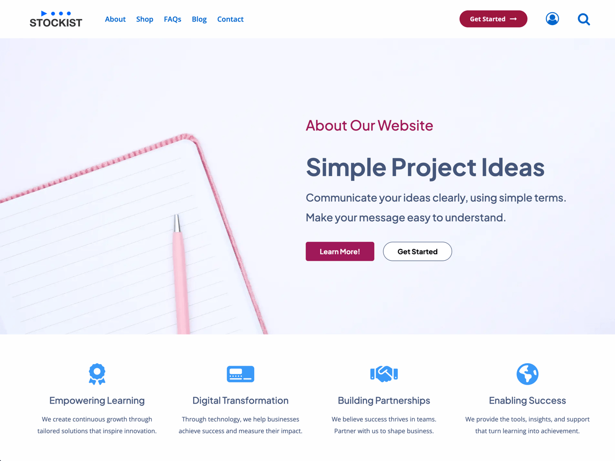 Stockist theme screenshot