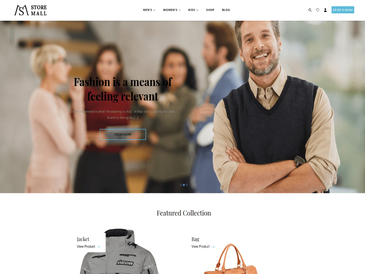 Store Mall theme screenshot