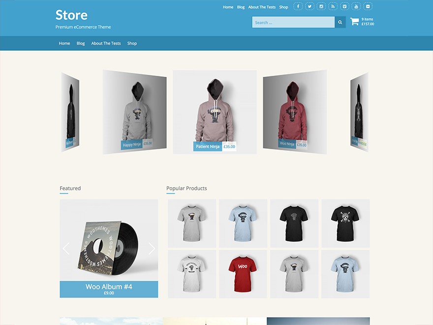 Store theme screenshot