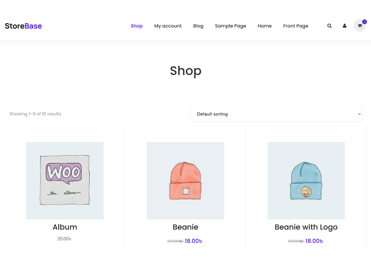 StoreBase theme screenshot