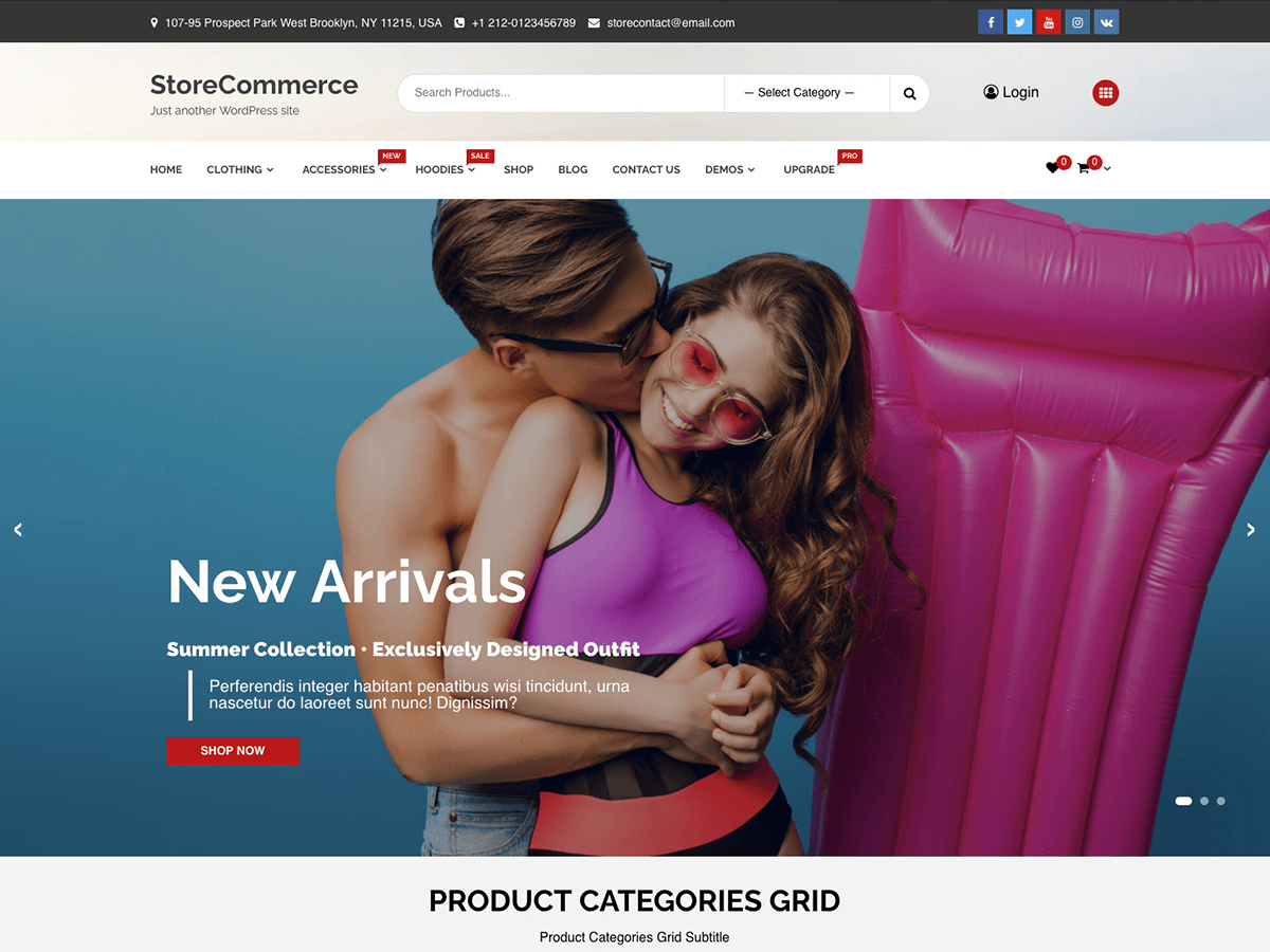StoreCommerce theme screenshot