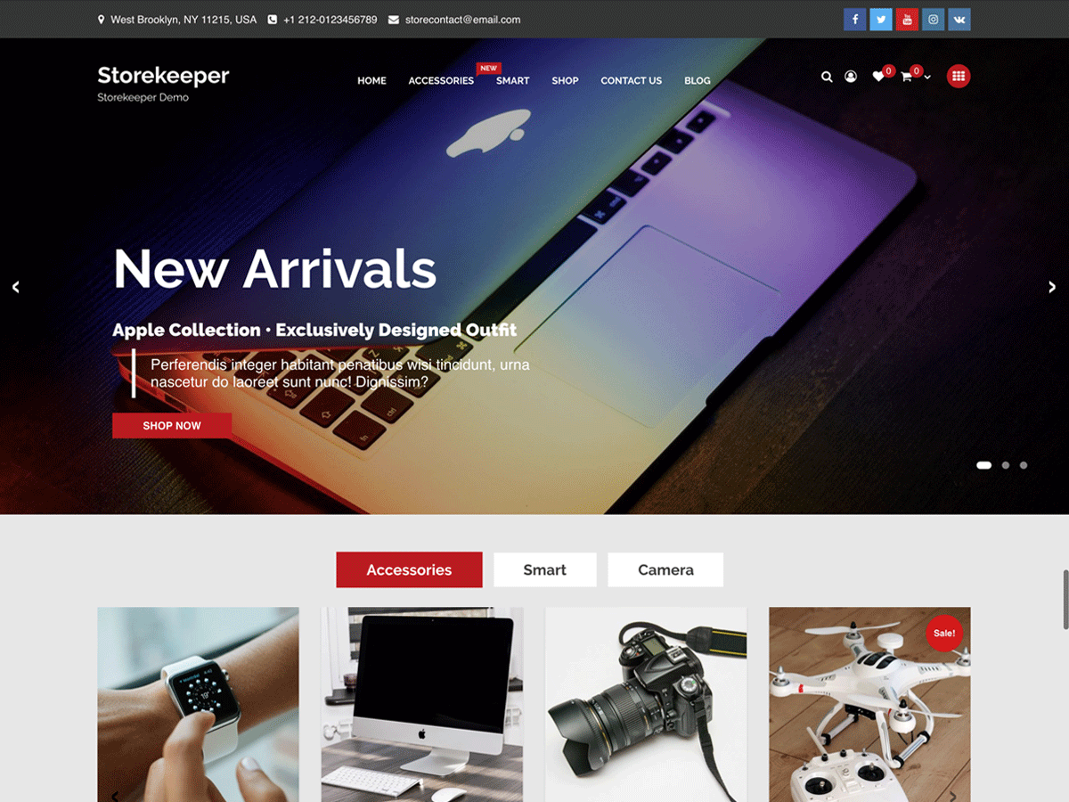 Storekeeper theme screenshot