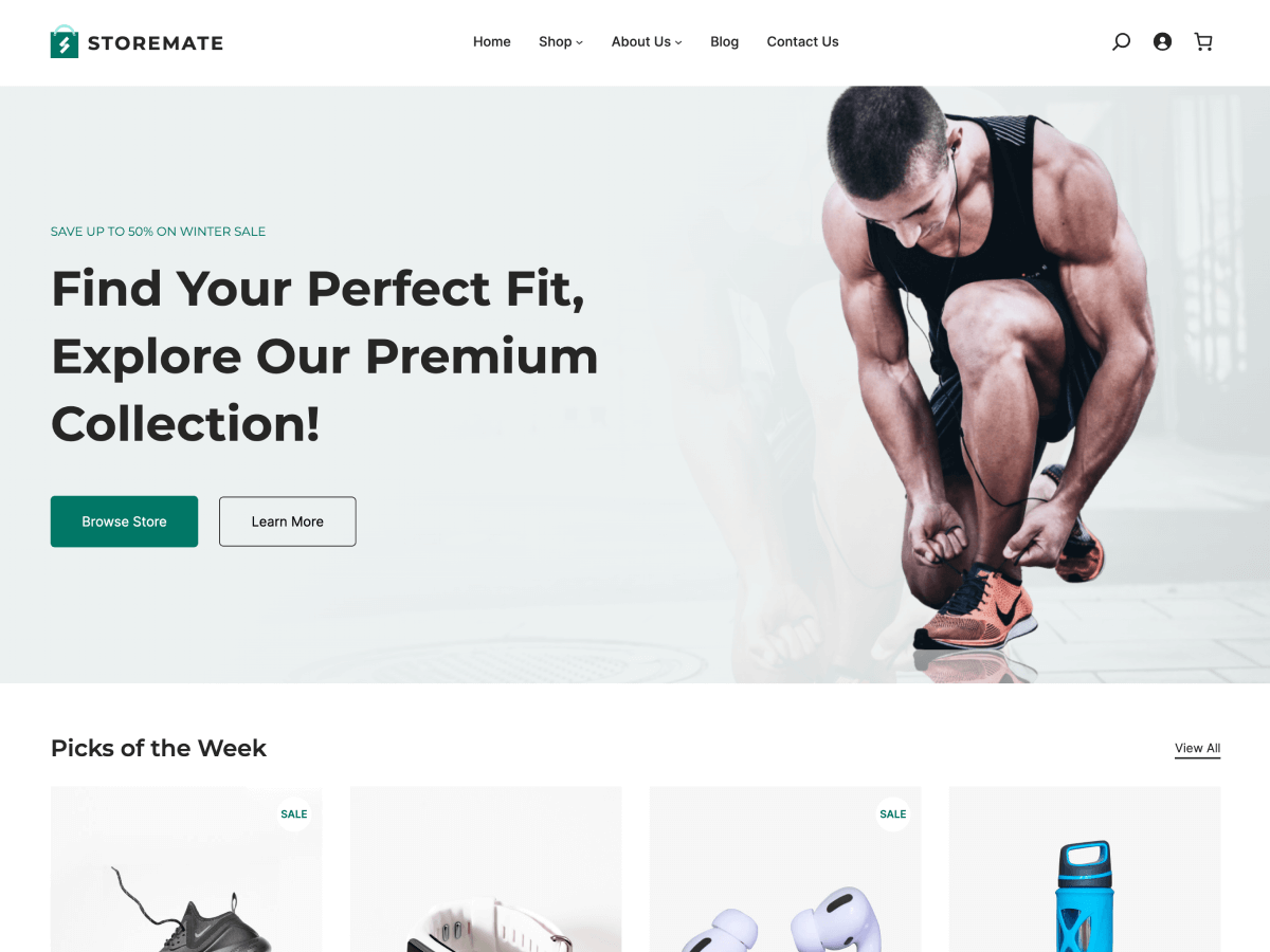 Storemate theme screenshot