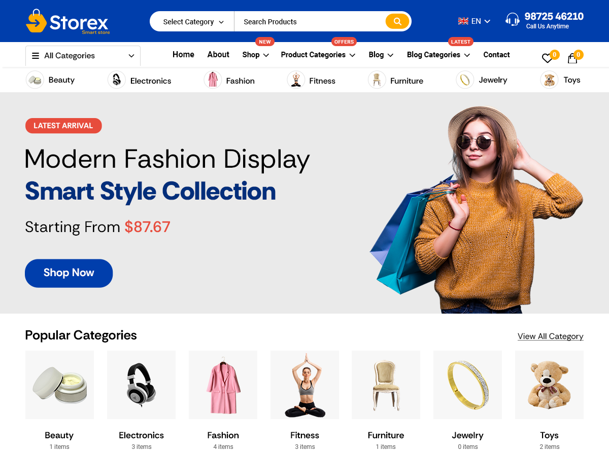 StoreX theme screenshot