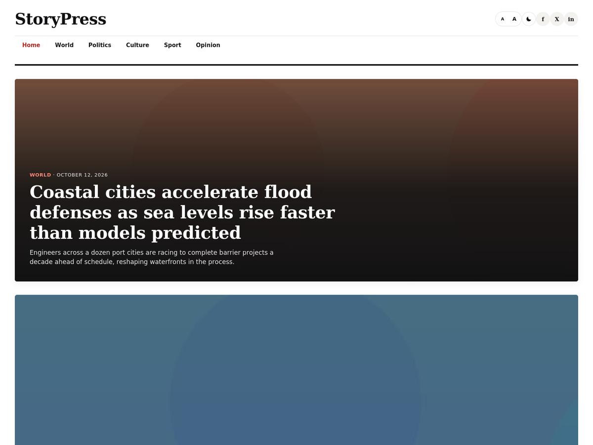 StoryPress theme screenshot