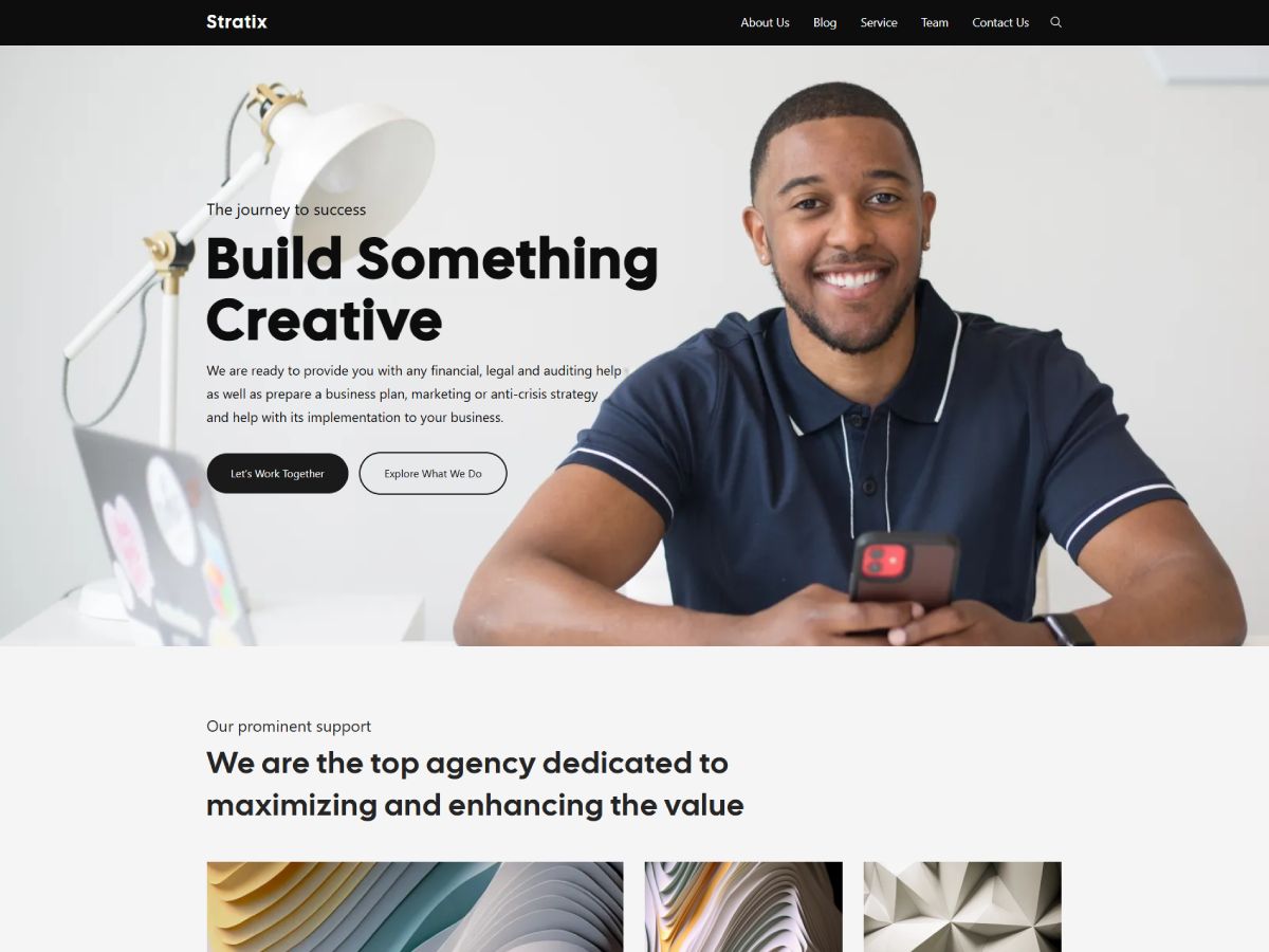 Stratix theme screenshot