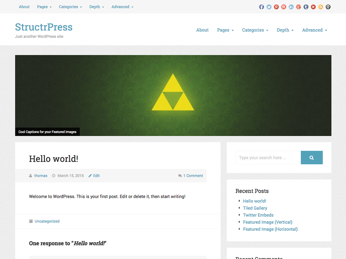 Structr theme screenshot