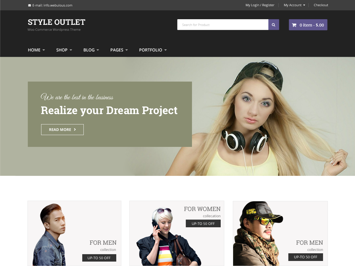 Style Outlet theme screenshot