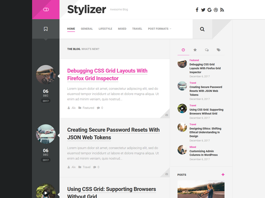 Stylizer theme screenshot