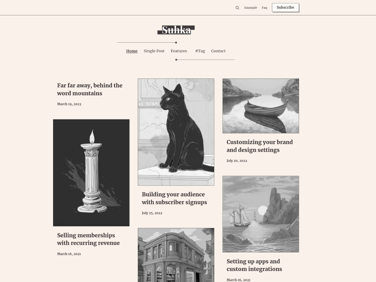 Suhka theme screenshot
