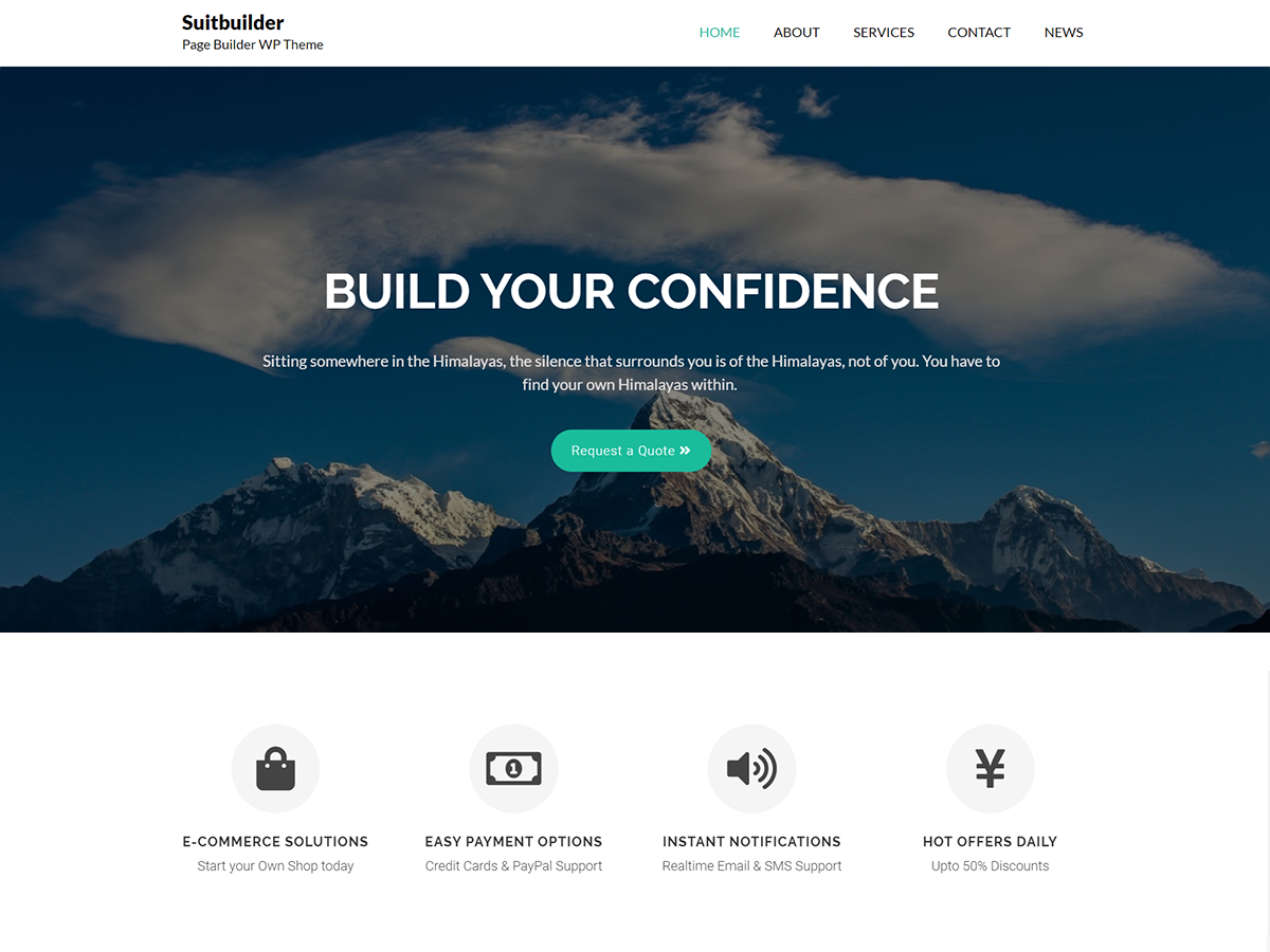 Suitbuilder theme screenshot