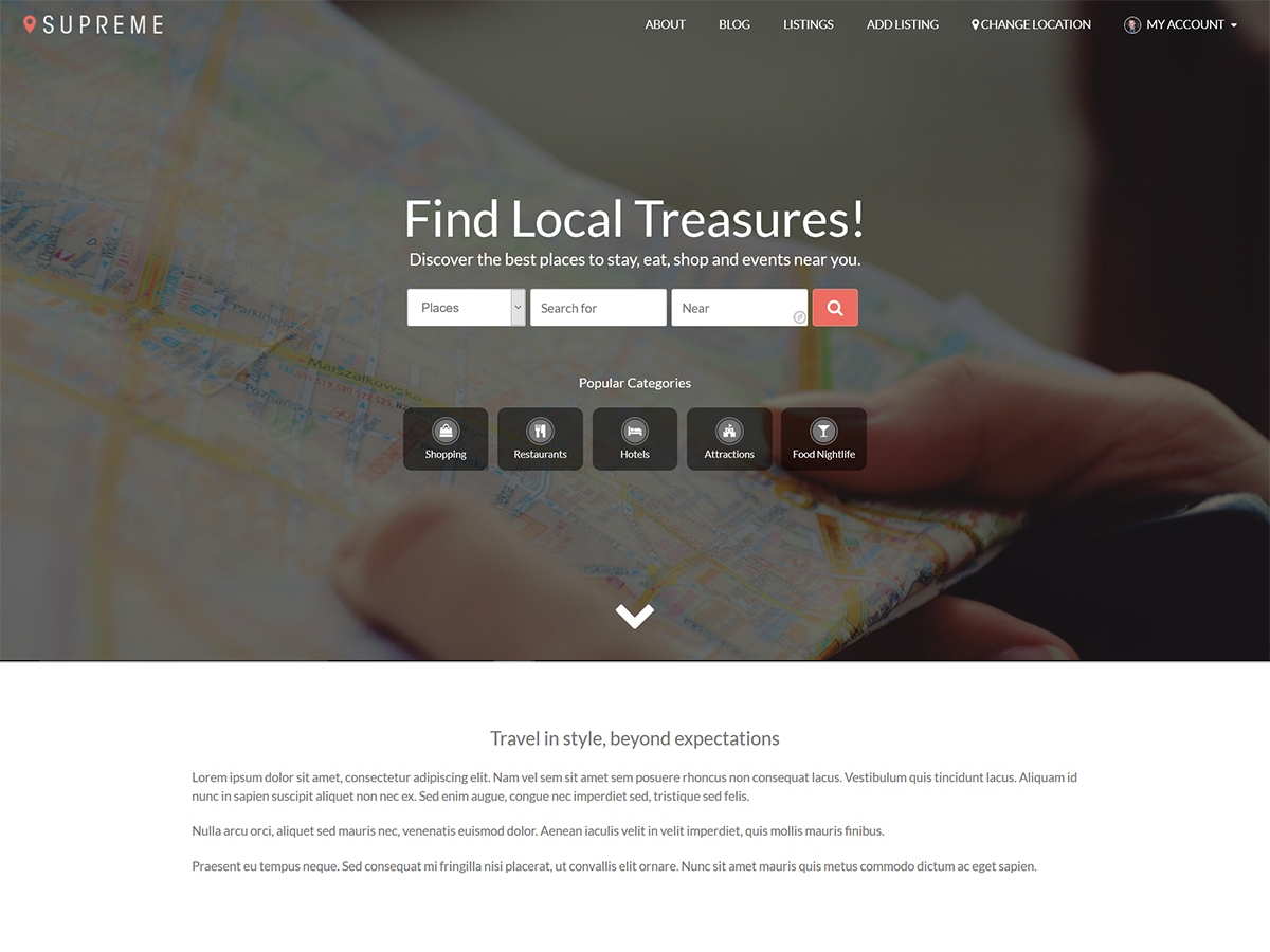Supreme Directory theme screenshot