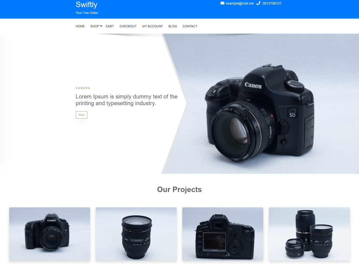 Swiftly theme screenshot