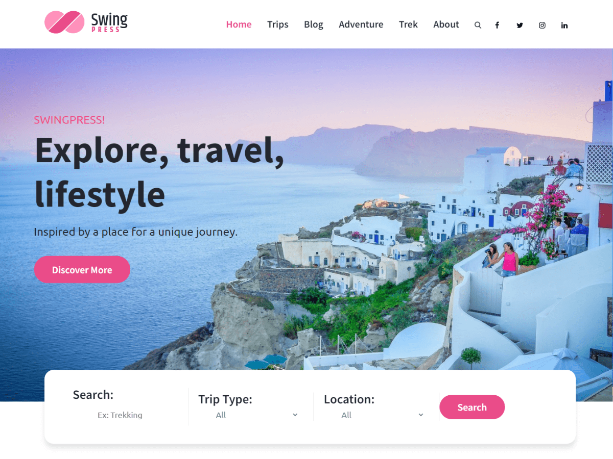 Swingpress theme screenshot