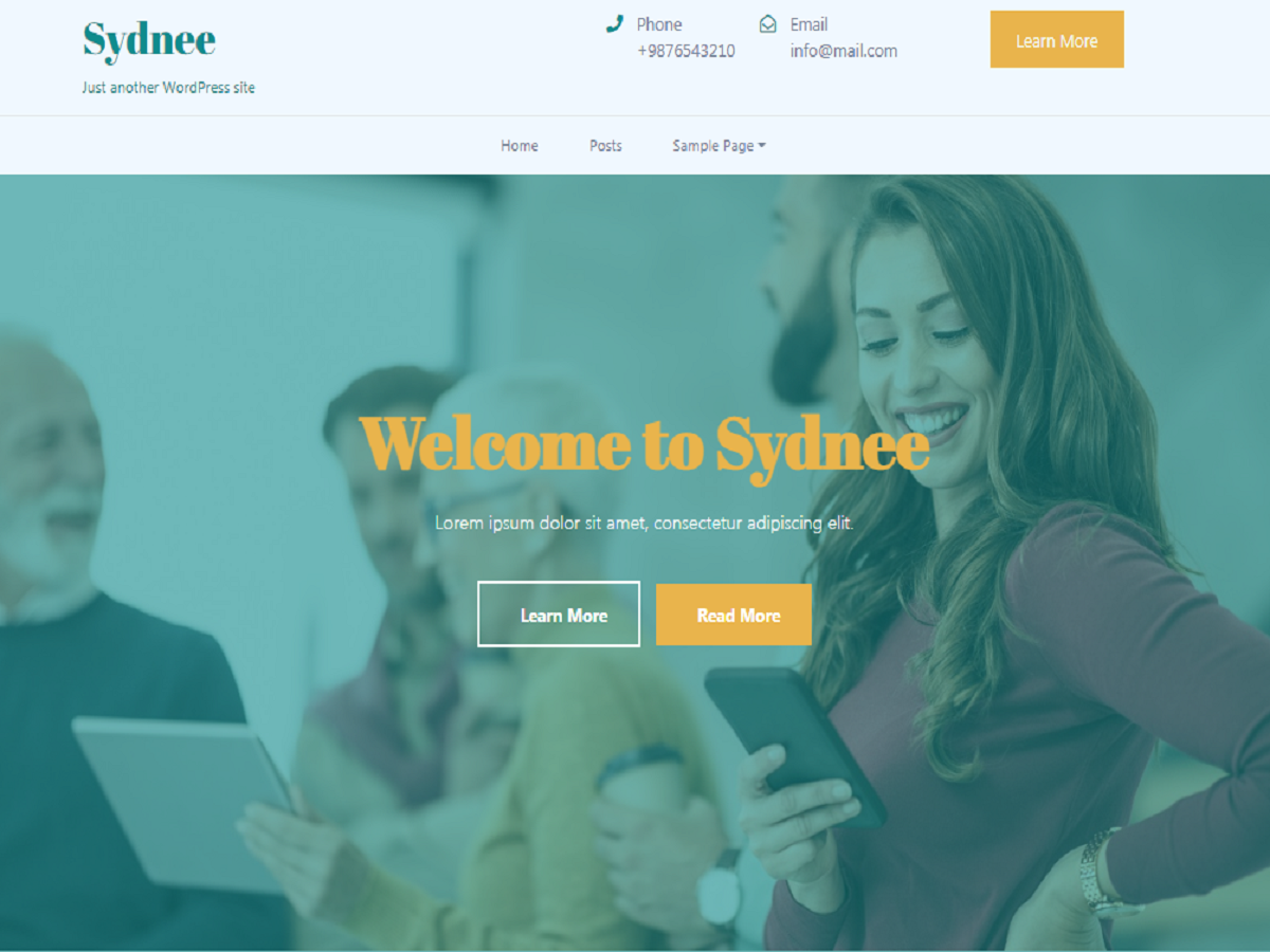 sydnee theme screenshot