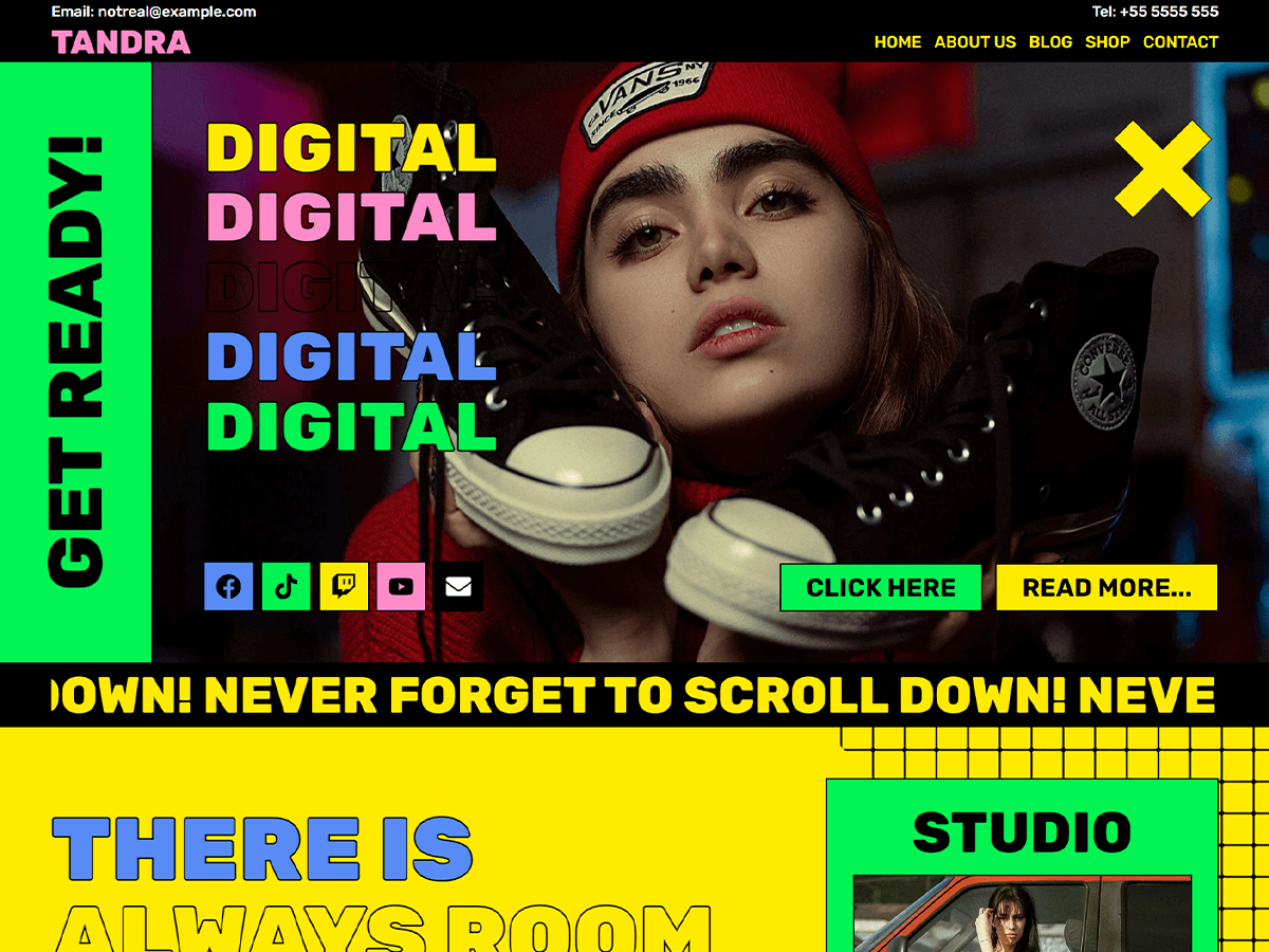 Tandra theme screenshot