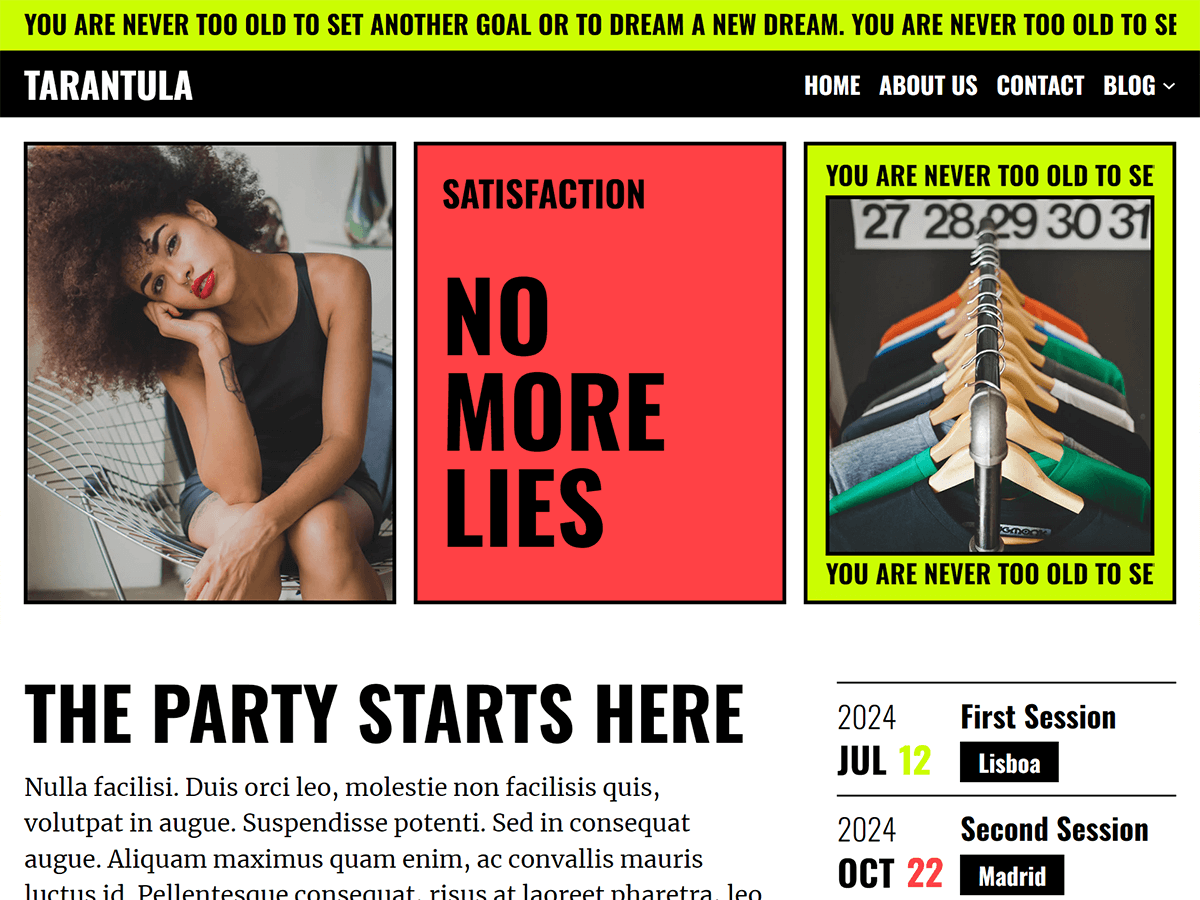 Tarantula theme screenshot