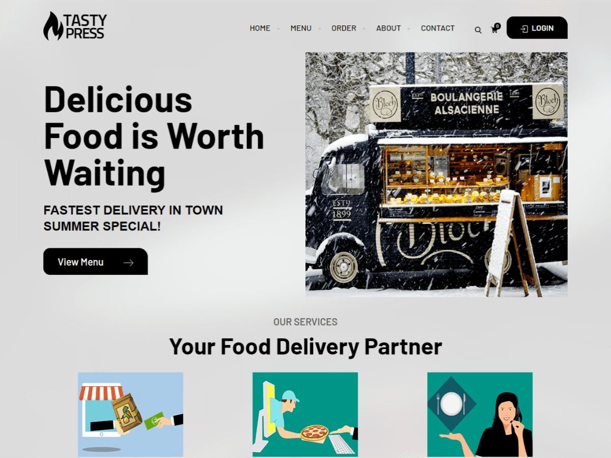 Tastypress theme screenshot