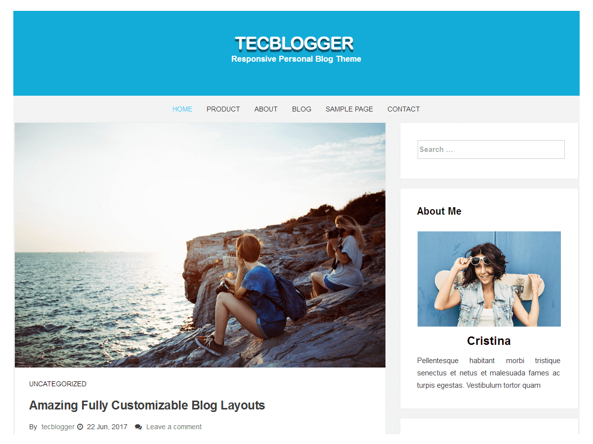 Tecblogger theme screenshot