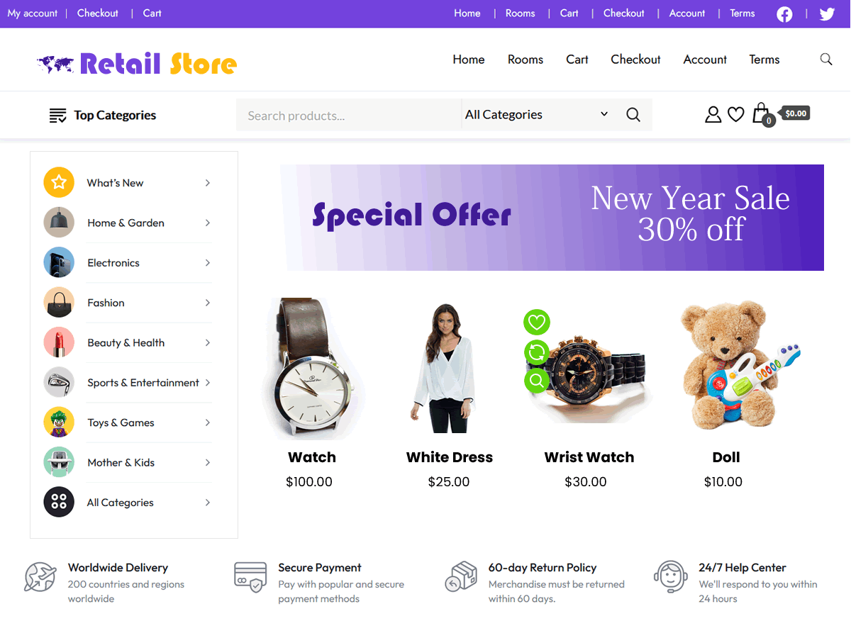 Tech Storefront theme screenshot