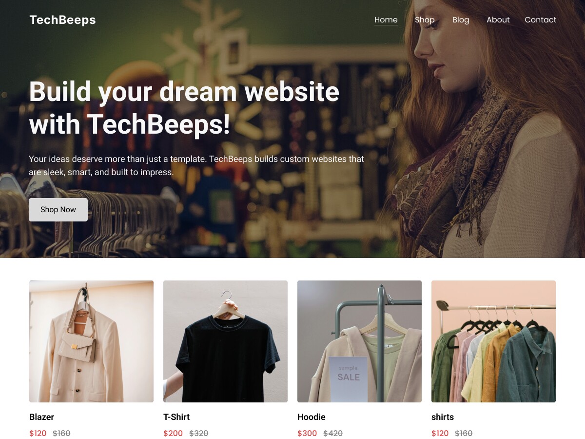 Techbeeps theme screenshot