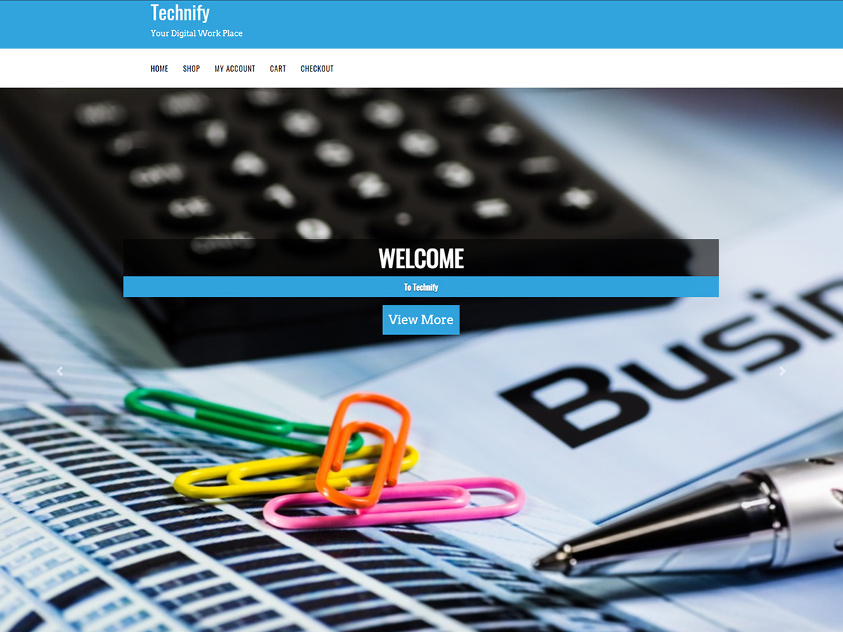 Technify theme screenshot