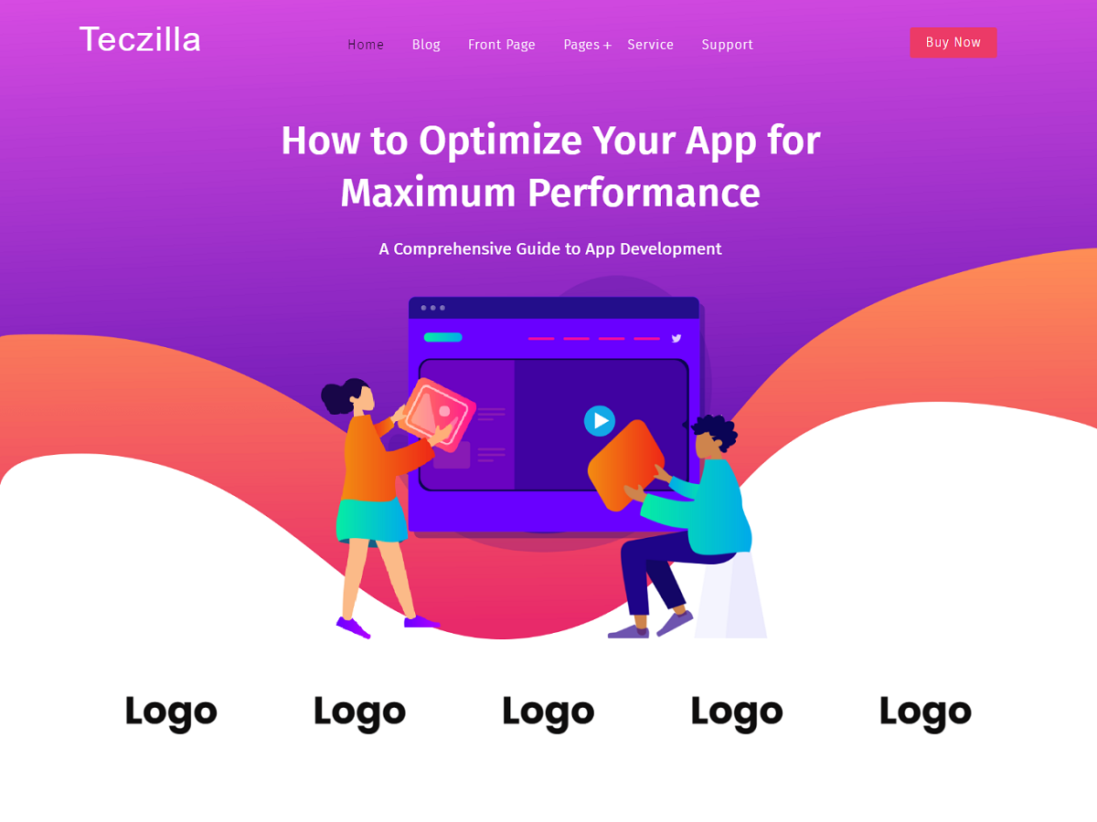 Teczilla App theme screenshot