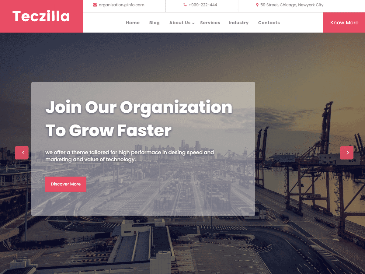 Teczilla Industry theme screenshot