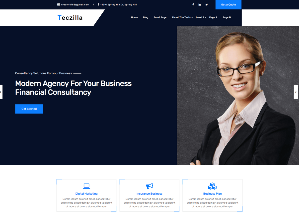 Teczilla Workspace theme screenshot